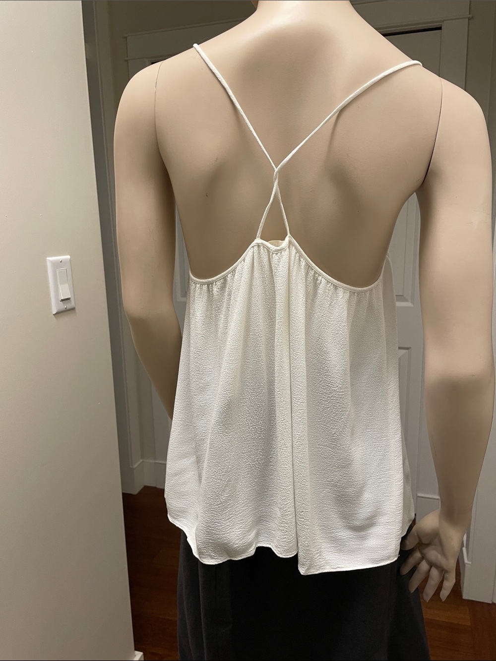 ba&sh White Spaghetti-Strap Cami Top - Picture 3 of 7